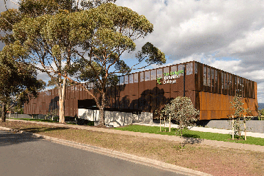 The Heights Technical college building with nearby trees and a footpath