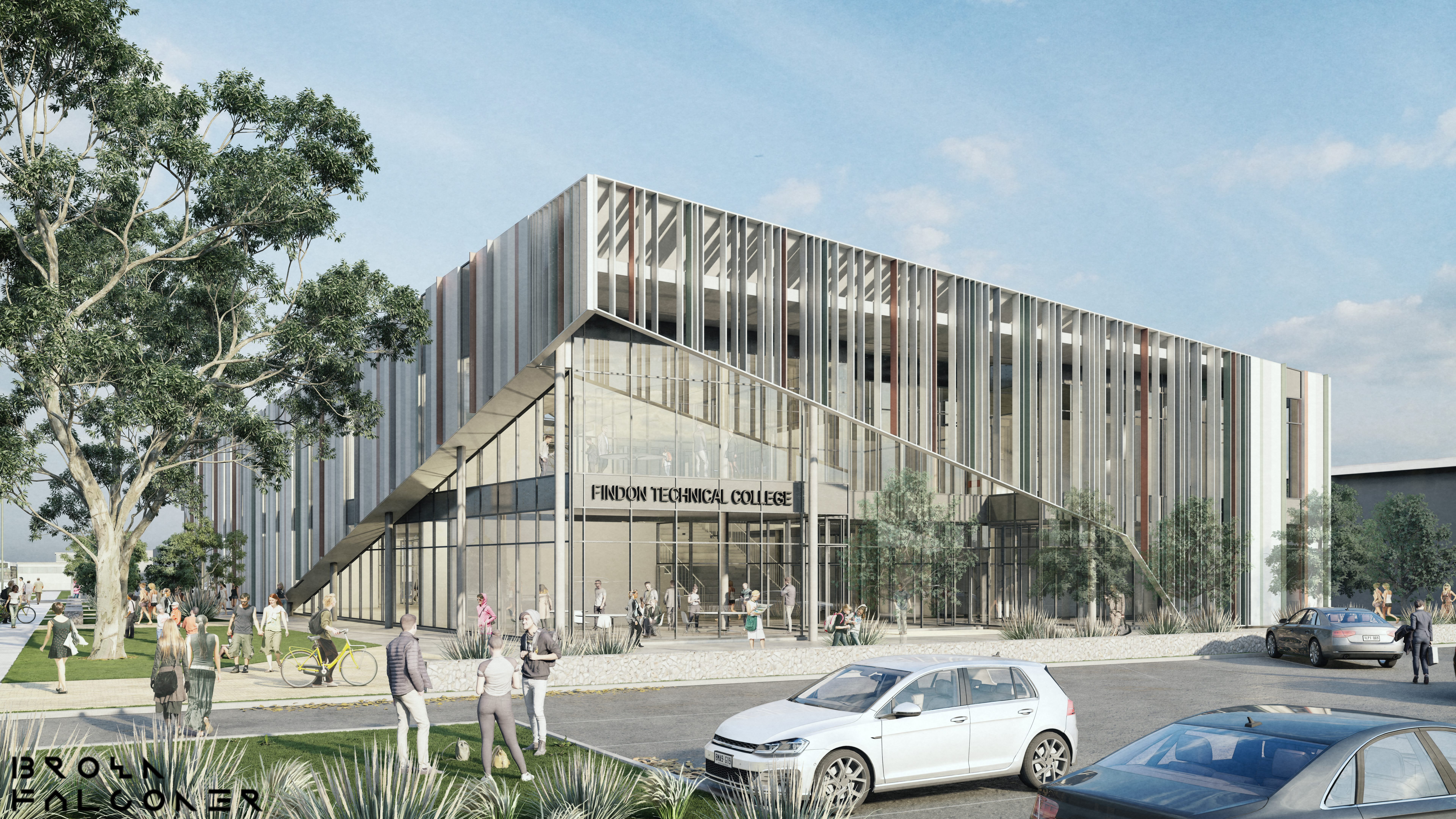 Concept image of the new Findon Technical College