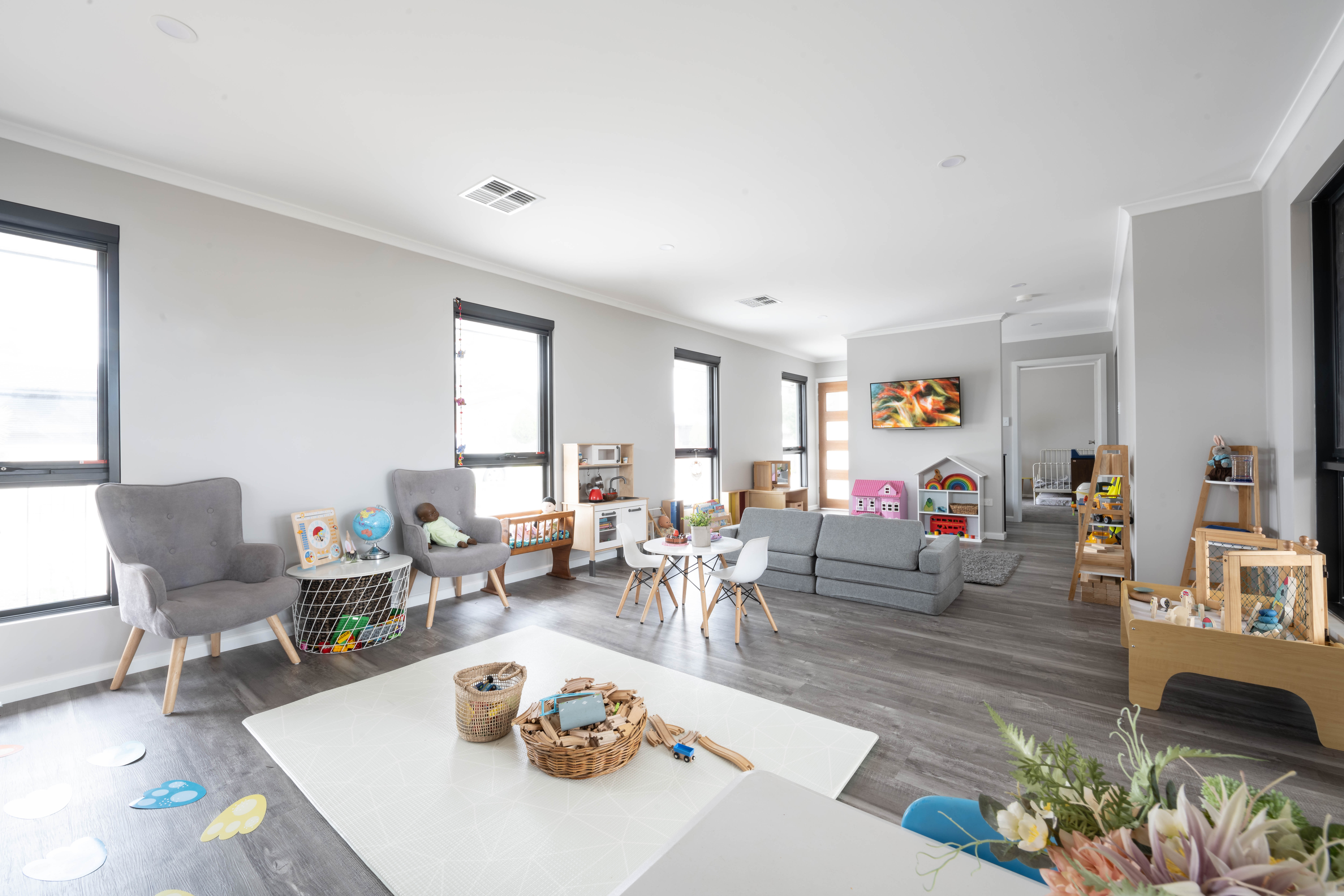 family day care setting – inside lounge and play area