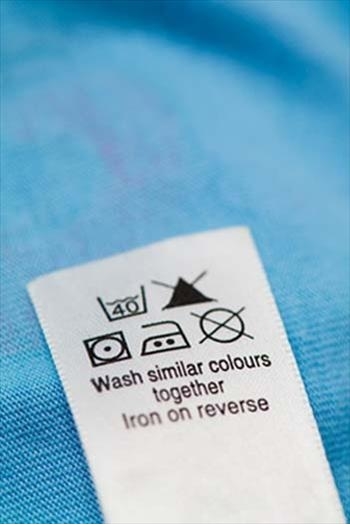 A tag from a piece of clothing