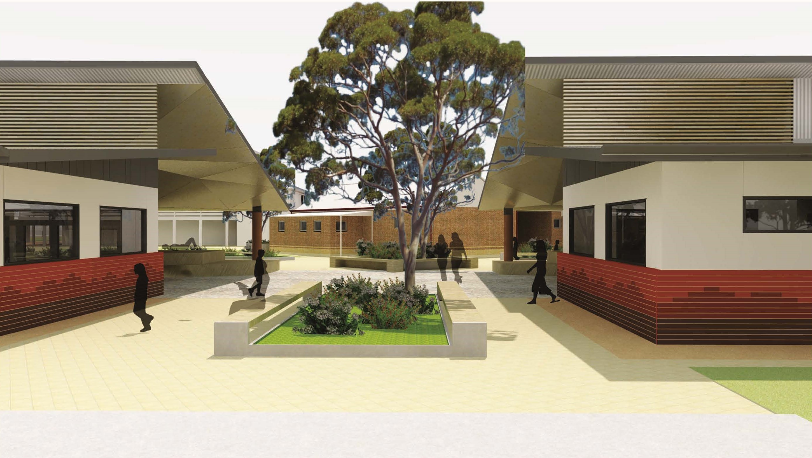 Artist impression of school building concept