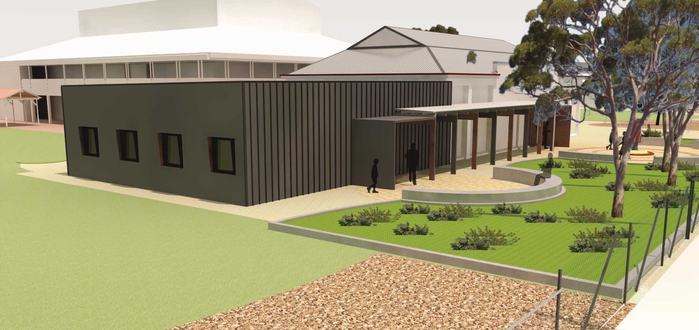 Artist impression of school building concept