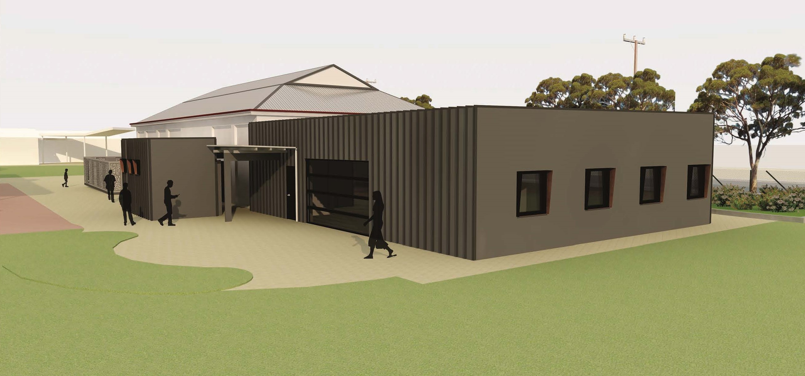 Artist impression of school building concept