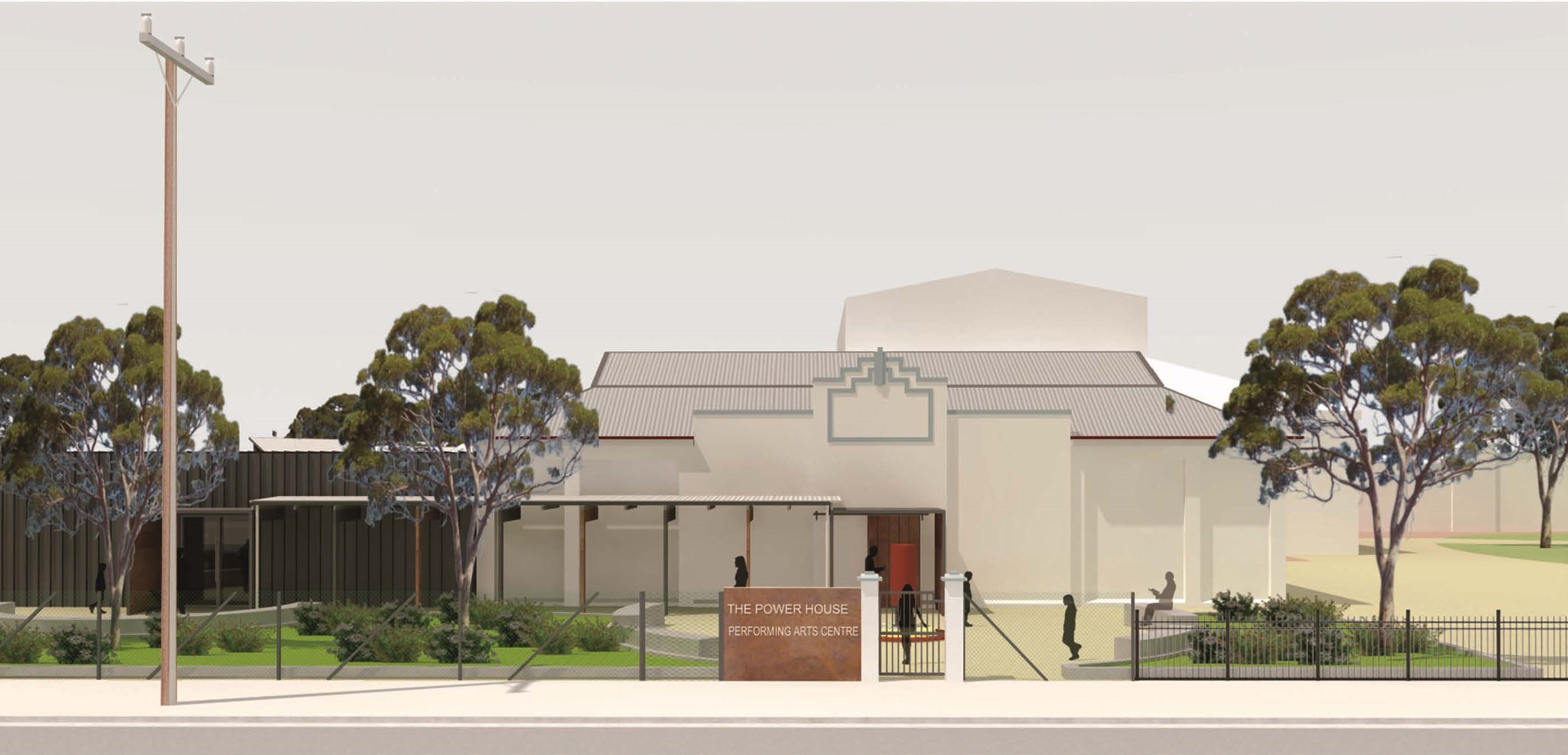 Artist impression of school building concept