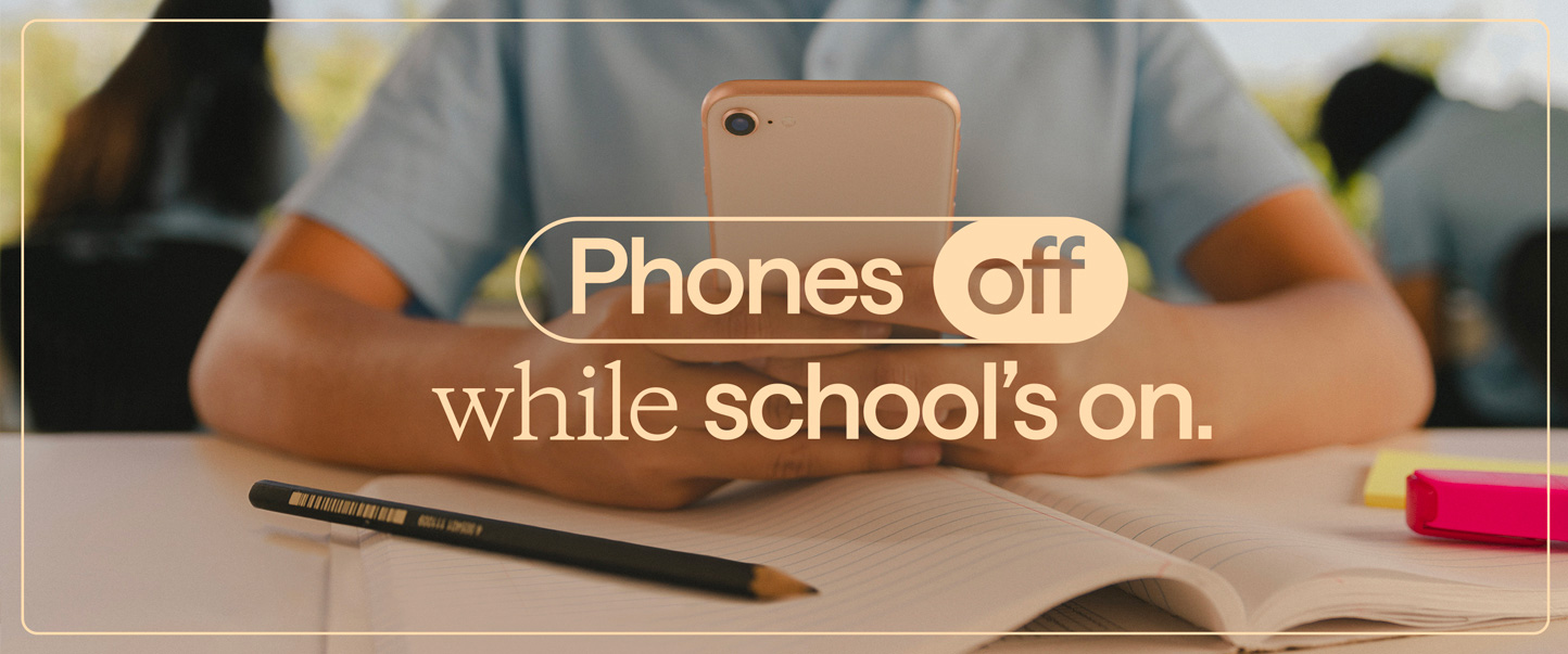 Phone off while school's on
